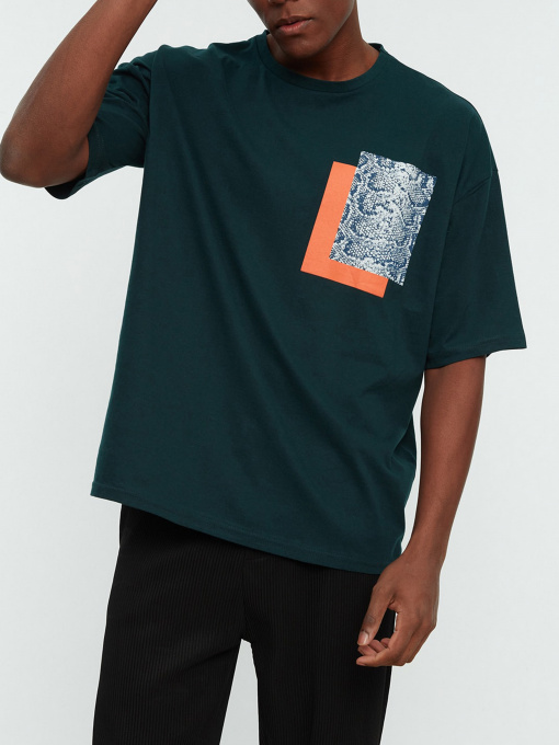 Футболки и поло Trendyol модель TMNSS21TS0149/Zumrut Yesili Фото