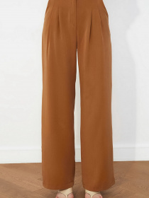 Брюки Trendyol модель TWOSS21PL0314/Acık Kahverengi Фото