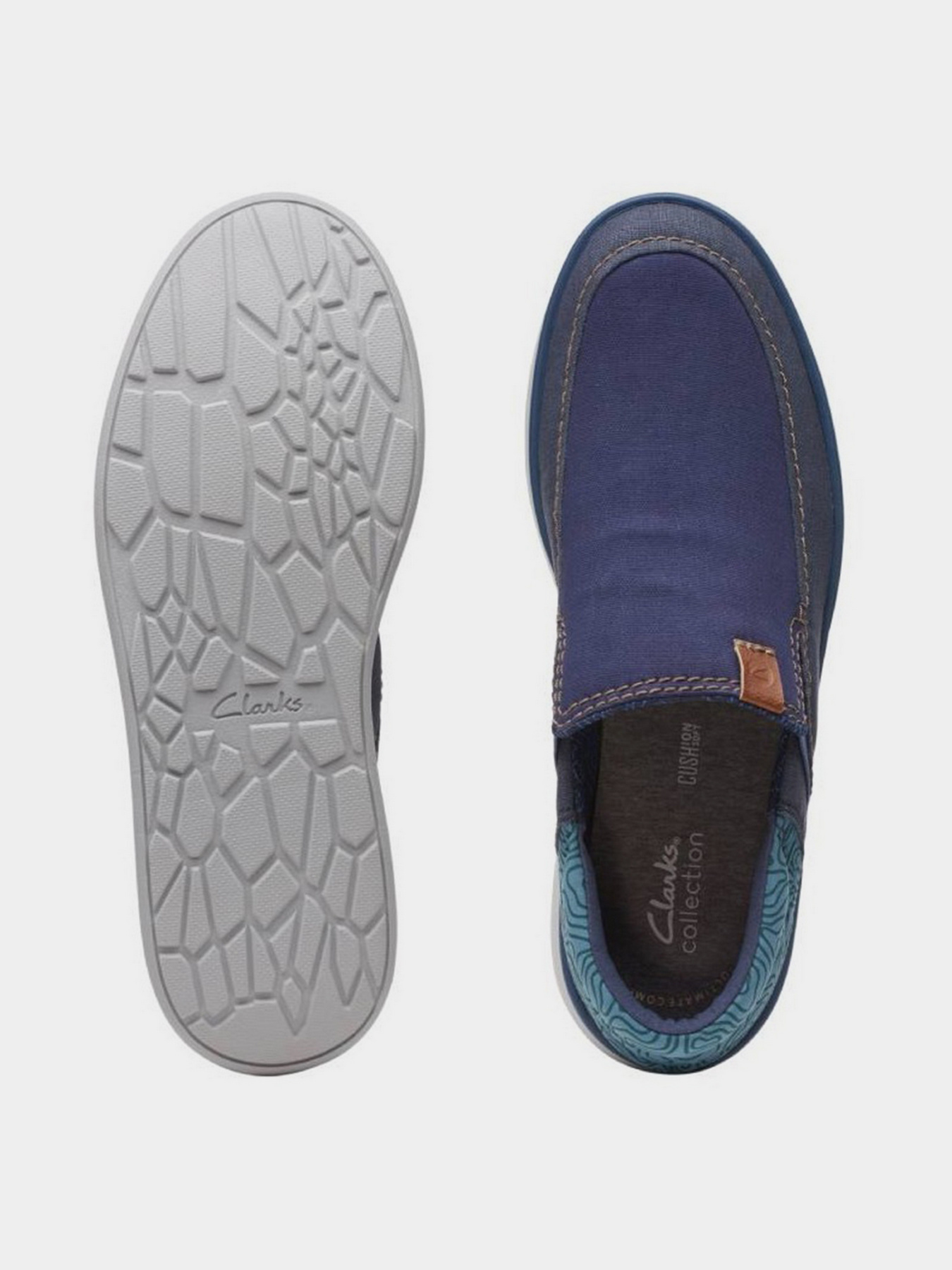 Слипоны и мокасины Clarks модель 2616-6493 Фото