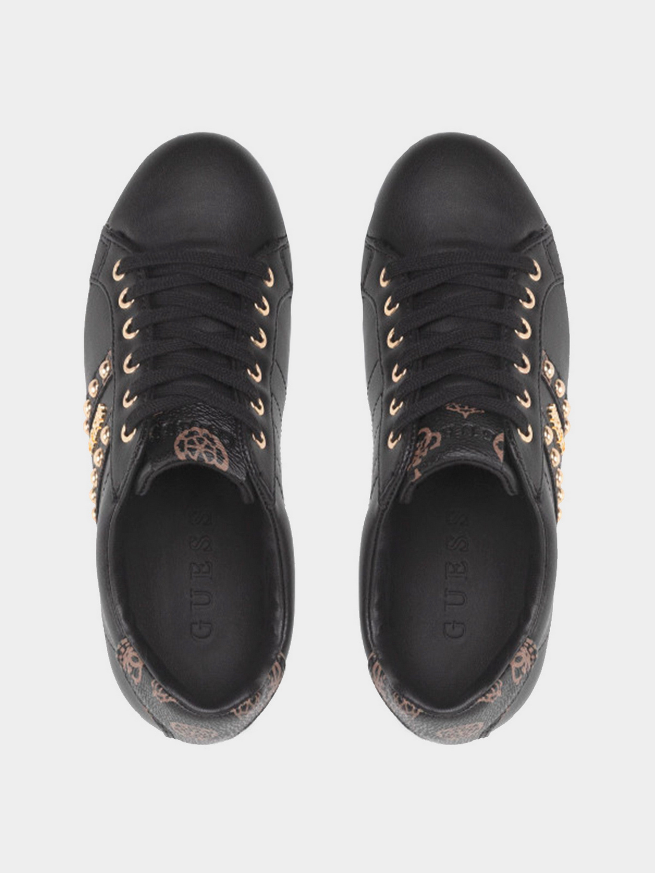 Кеды GUESS модель FL5RLK-FAL12-BLKBR Фото