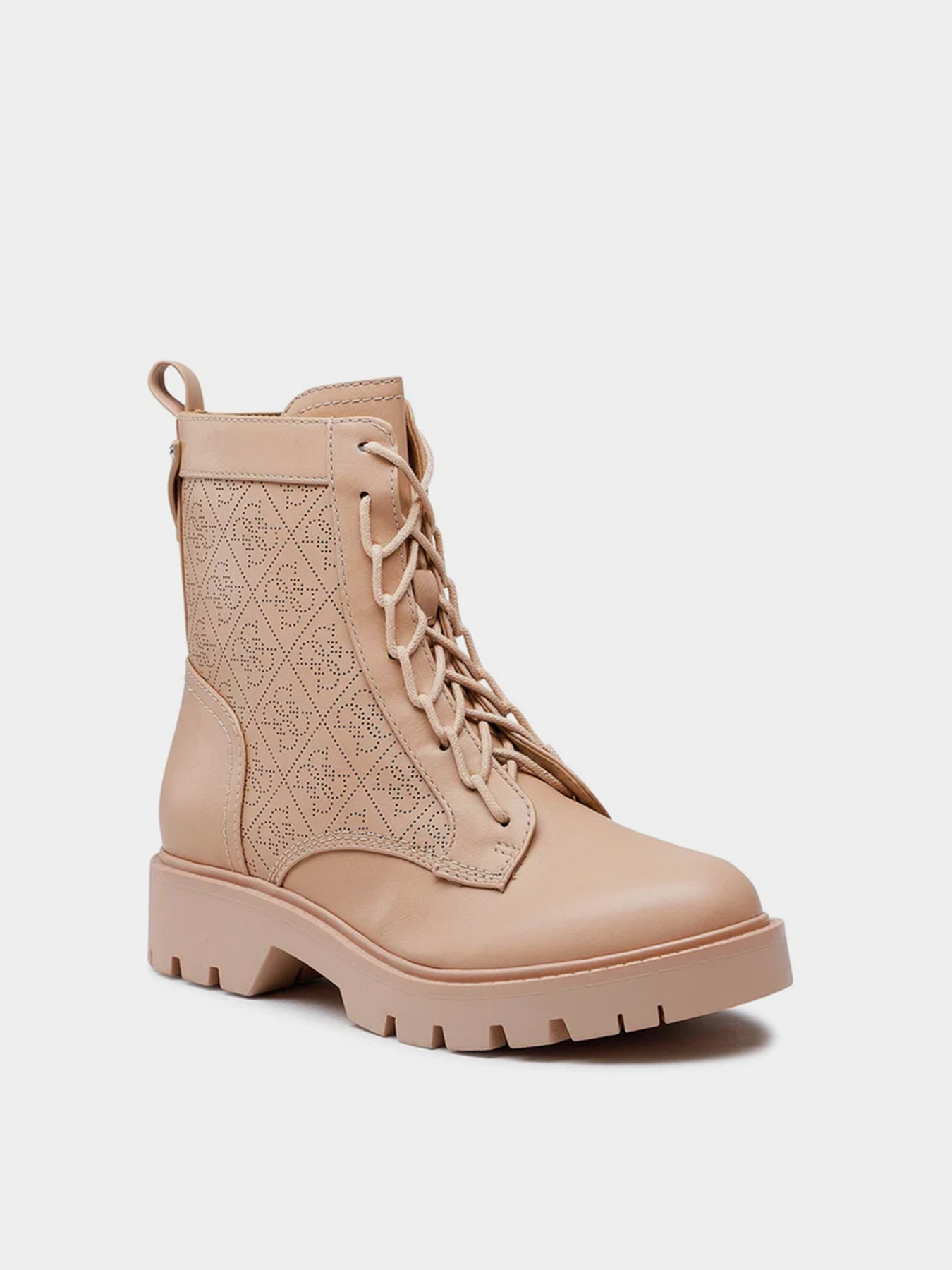 Ботинки и сапоги GUESS модель FL7RZ3-LEA10-BEIGE Фото
