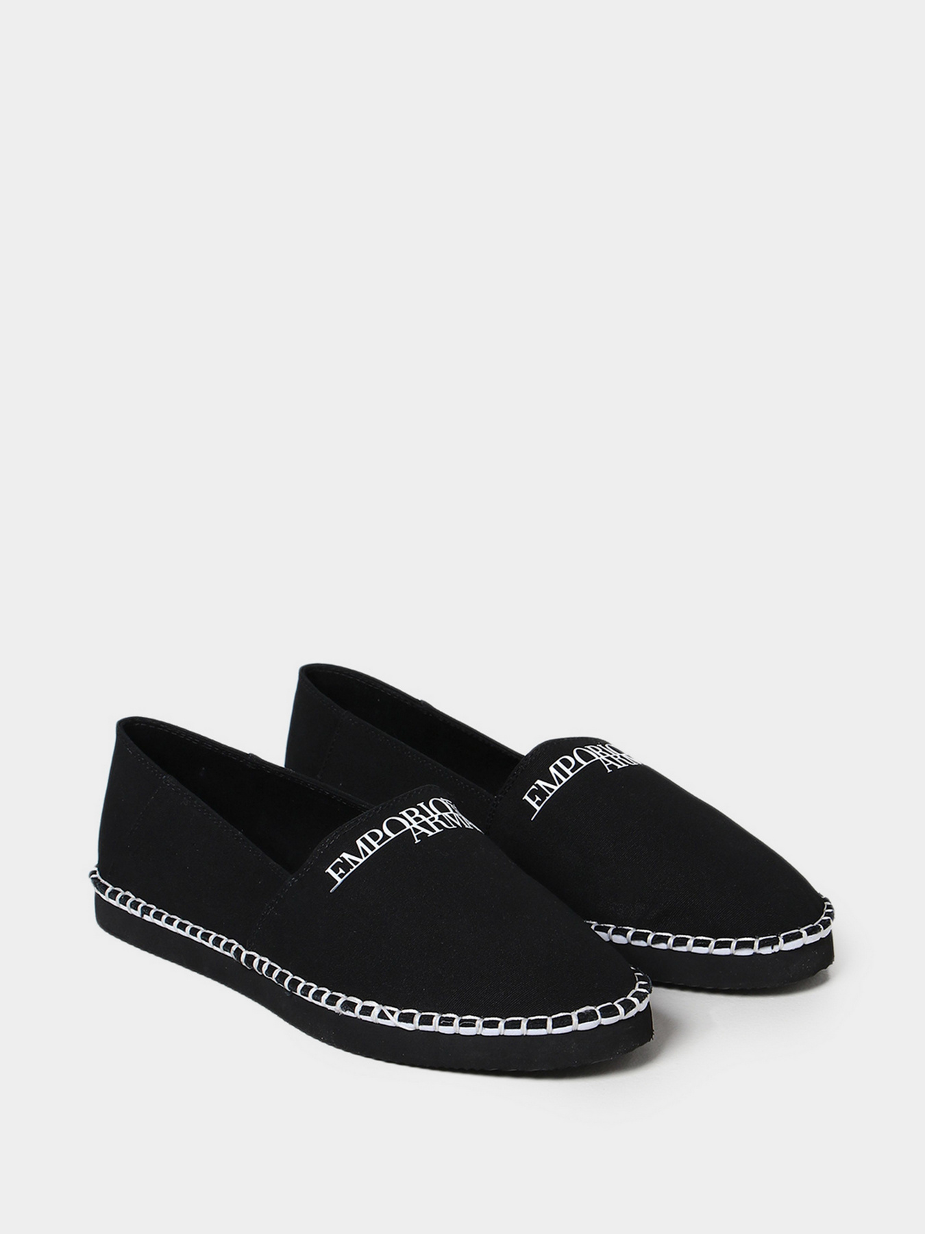 Слипоны и мокасины Emporio Armani модель XVSS01-XN119-A120 Фото