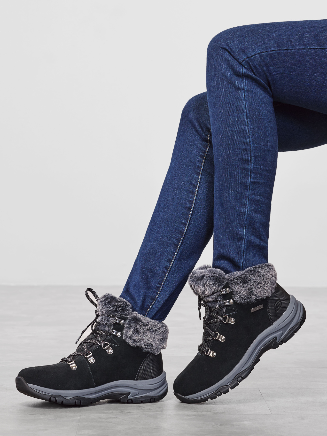 Ботинки и сапоги Skechers модель 167178 BLK Фото