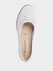 Туфли и лоферы Tamaris модель 22121-26-117 WHITE LEATHER Фото