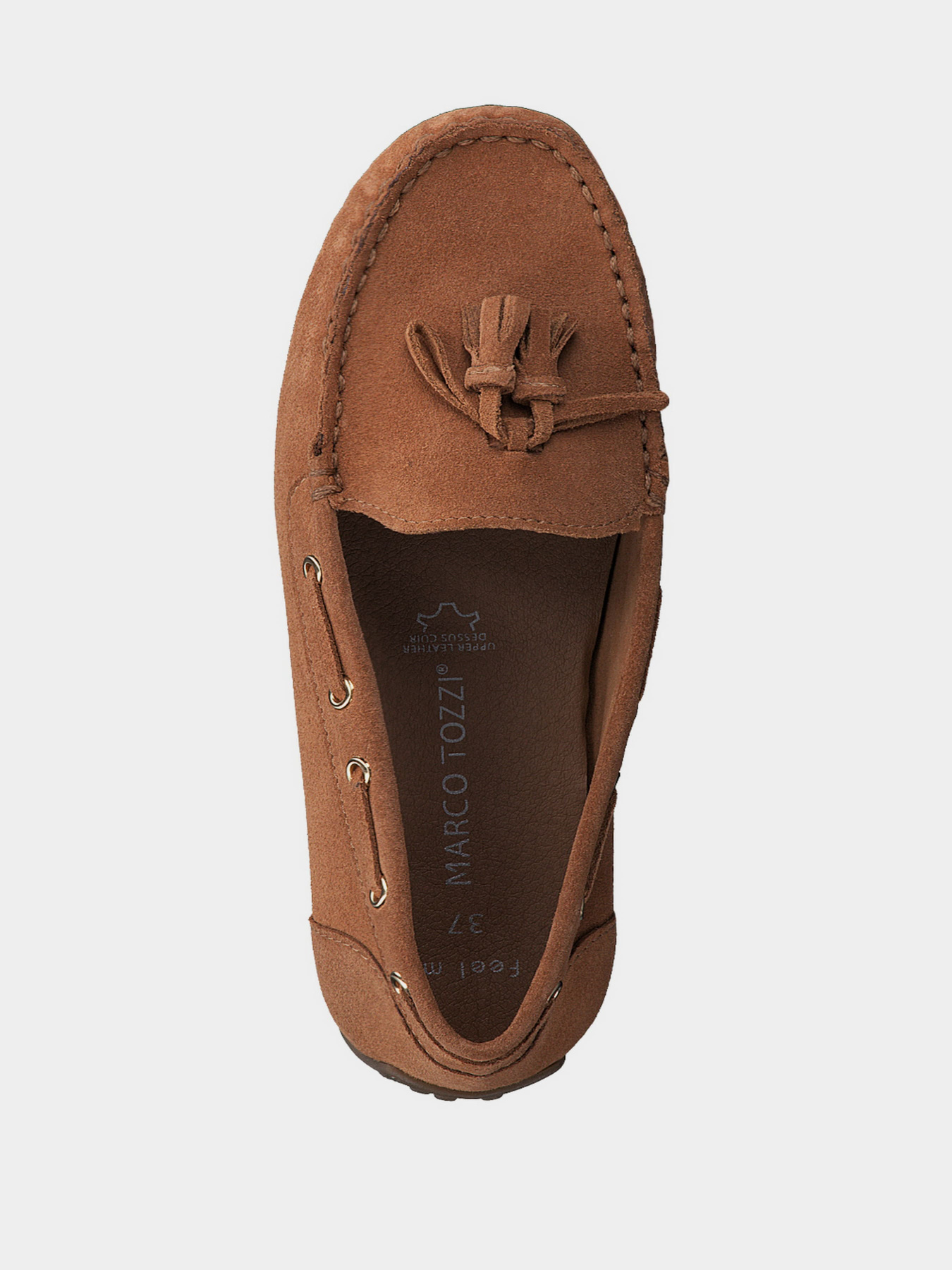 Слипоны и мокасины Marco Tozzi модель 24216-28-305 COGNAC Фото