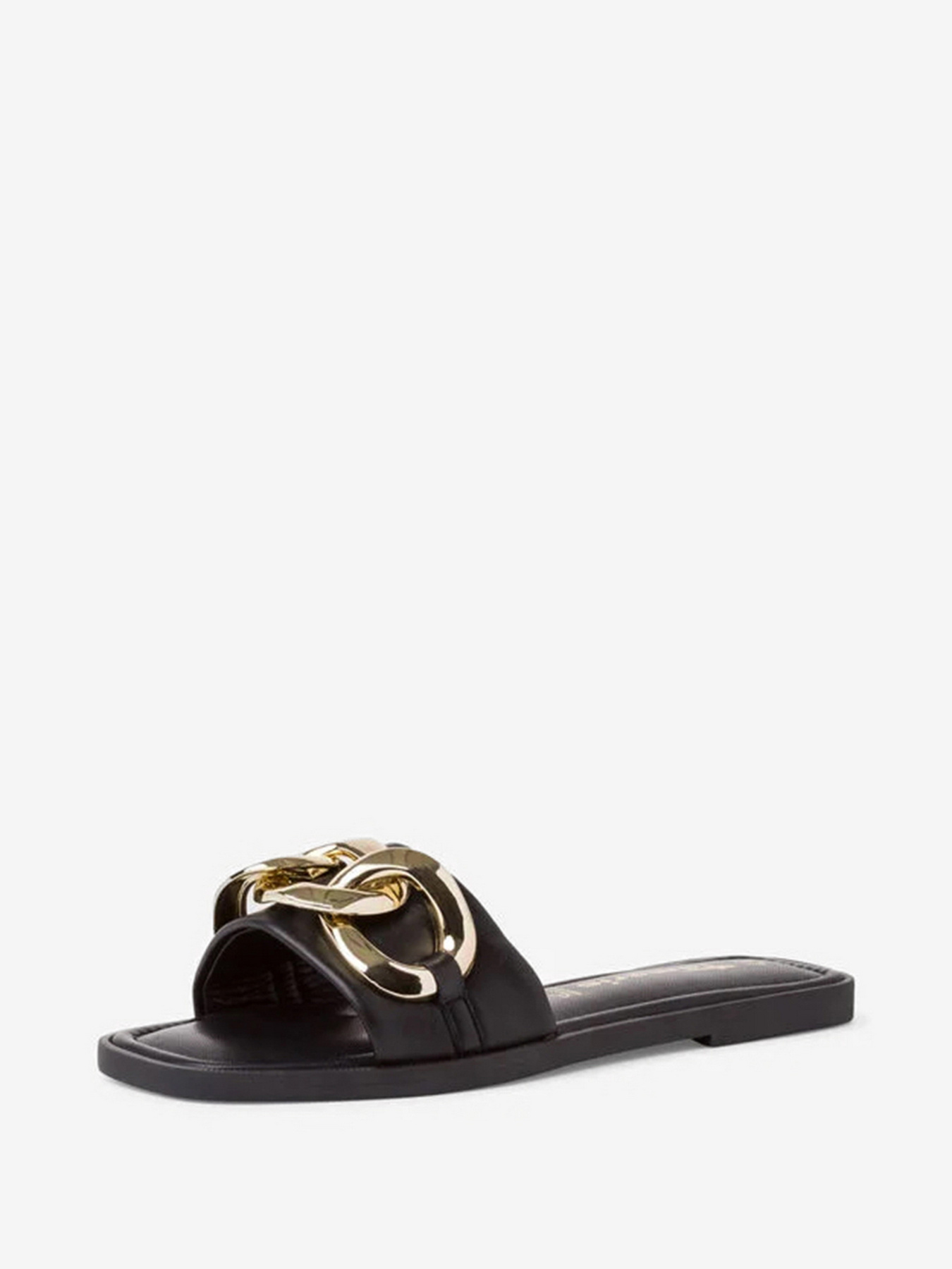 Шлёпанцы Tamaris модель 27119-28-048 BLACK/GOLD Фото