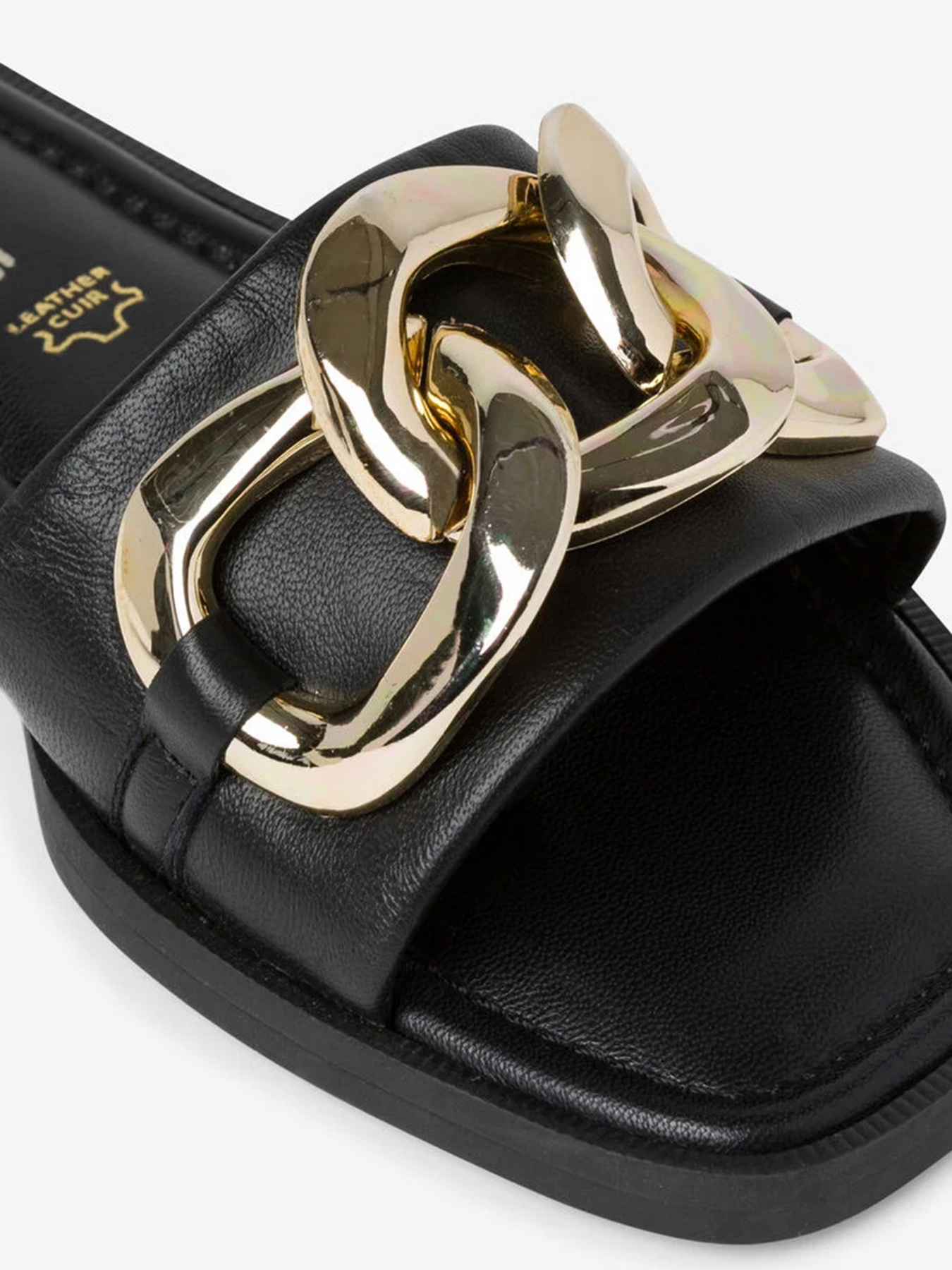 Шлёпанцы Tamaris модель 27119-28-048 BLACK/GOLD Фото