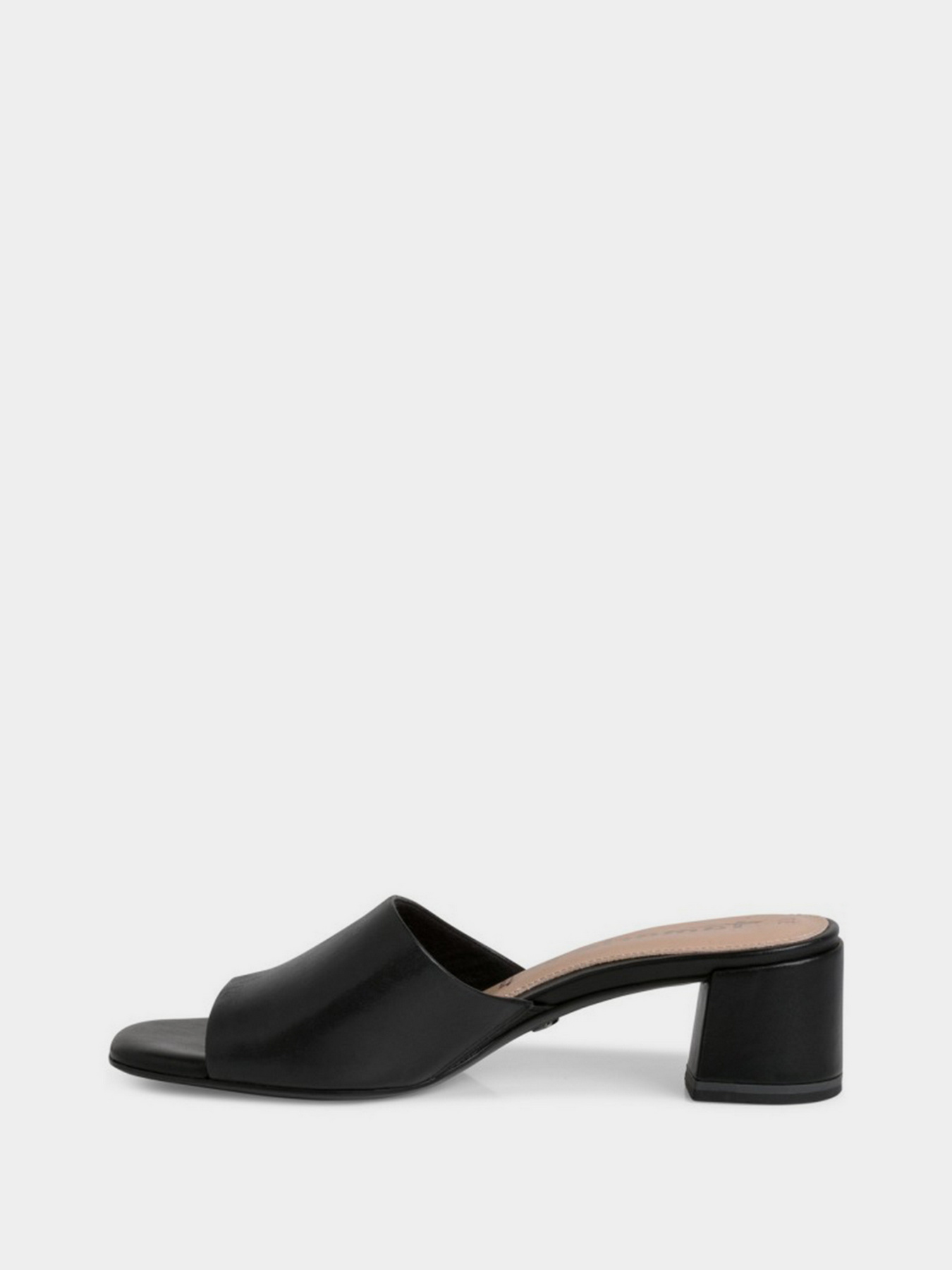 Шлёпанцы Tamaris модель 27204-28-003 BLACK LEATHER Фото