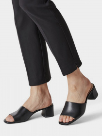 Шлёпанцы Tamaris модель 27204-28-003 BLACK LEATHER Фото