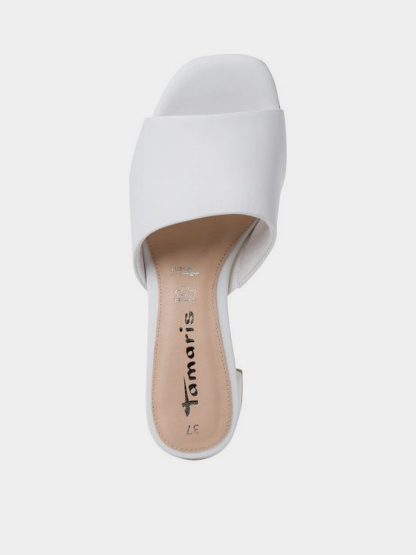 Шлёпанцы Tamaris модель 27204-28-117 WHITE LEATHER Фото