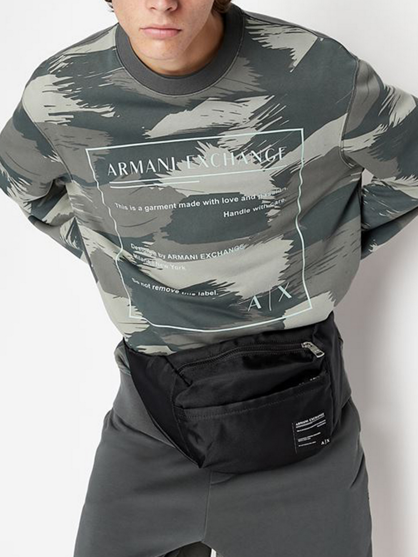 Худи и свитшоты Armani Exchange модель 3LZMHB-ZJEFZ-0870 Фото