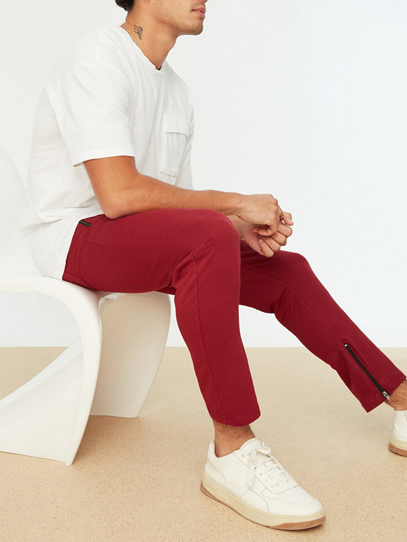 Брюки Trendyol модель TMNSS20EA0041/Bordo Фото