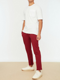 Брюки Trendyol модель TMNSS20EA0041/Bordo Фото