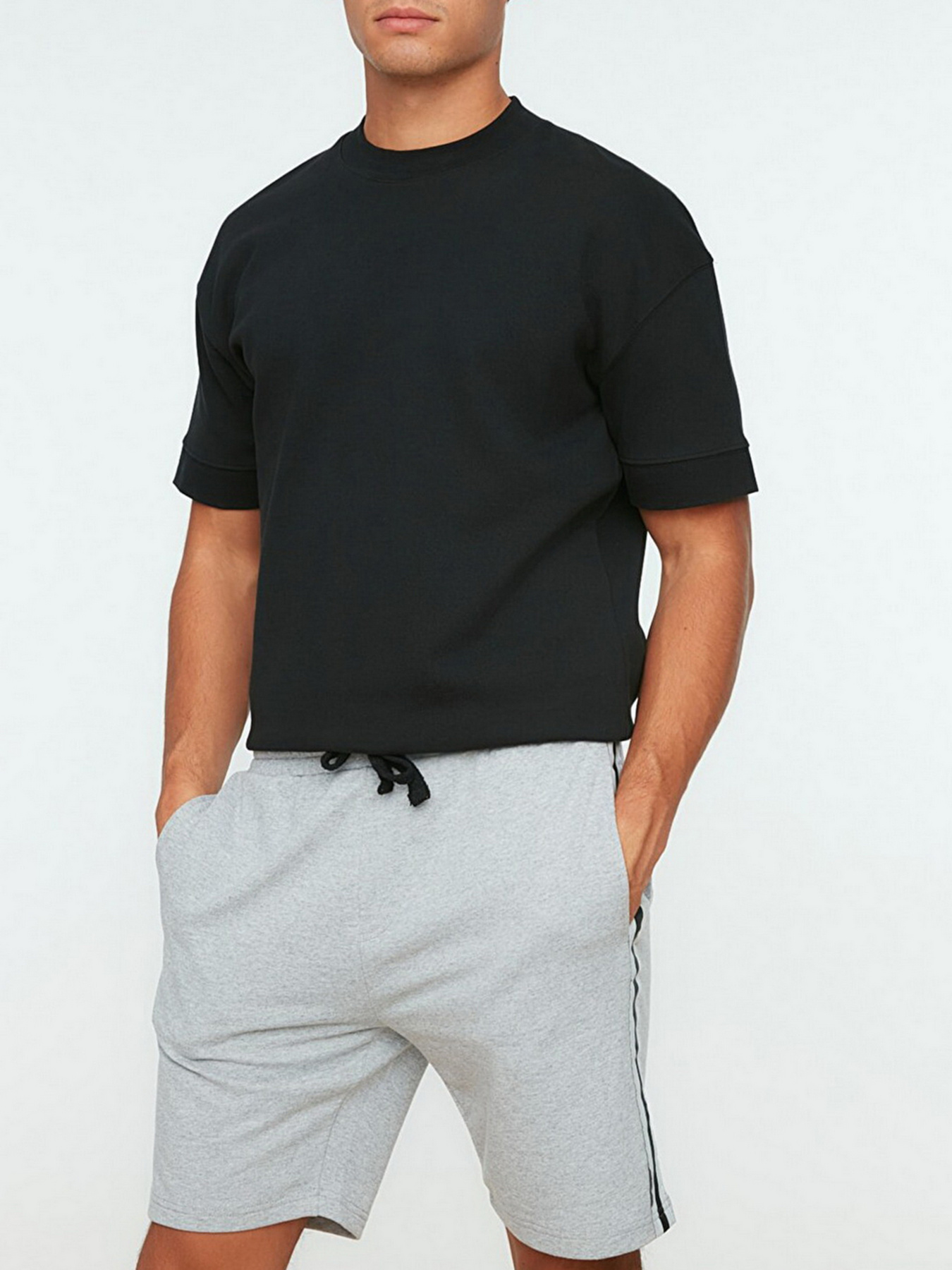 Шорты Trendyol модель TMNSS20SR0078/Gri Фото