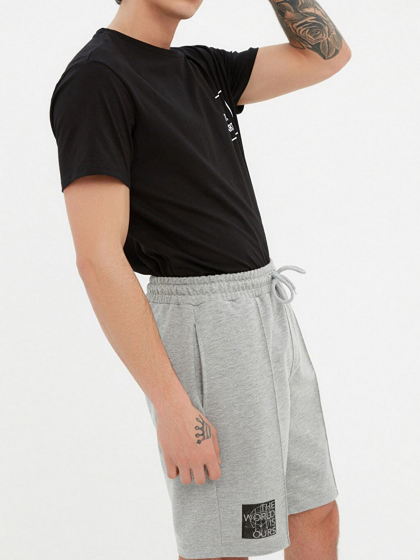 Шорты Trendyol модель TMNSS21SR0212/Gri Фото