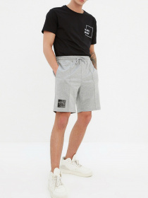 Шорты Trendyol модель TMNSS21SR0212/Gri Фото