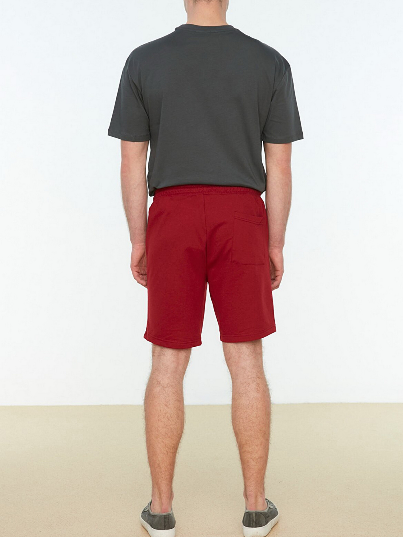 Шорты Trendyol модель TMNSS21SR0312/Bordo Фото