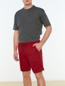 Шорты Trendyol модель TMNSS21SR0312/Bordo Фото