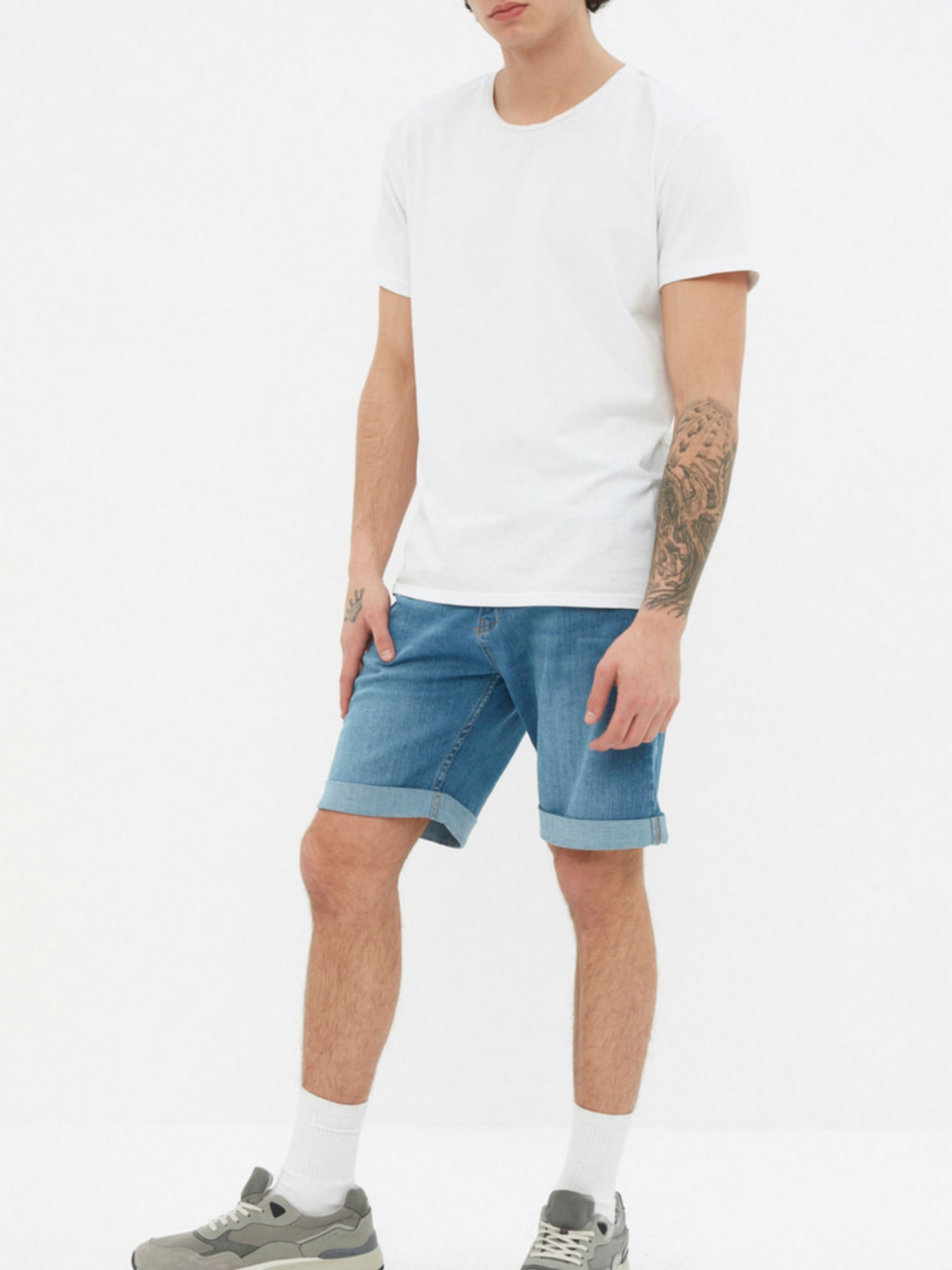Шорты Trendyol модель TMNSS21SR0486/Mavi Фото