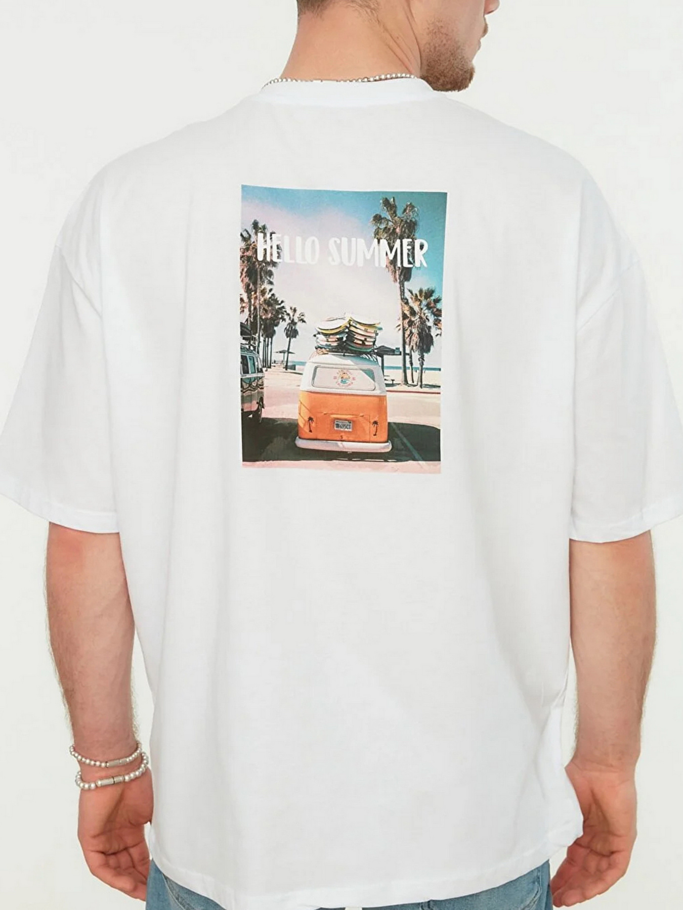 Футболки и поло Trendyol модель TMNSS21TS0619/Beyaz Фото