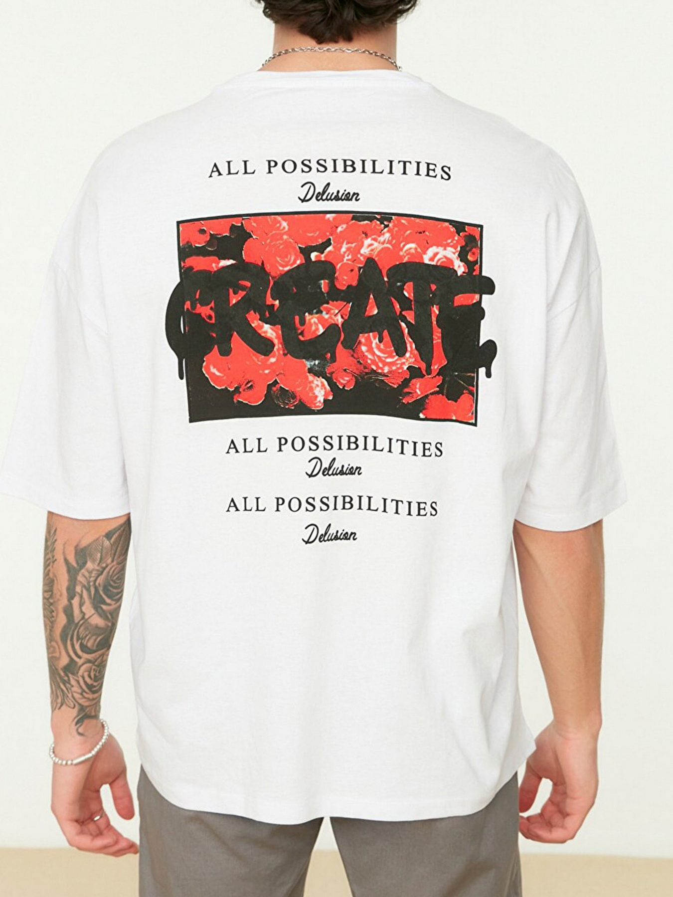 Футболки и поло Trendyol модель TMNSS21TS0878/Beyaz Фото
