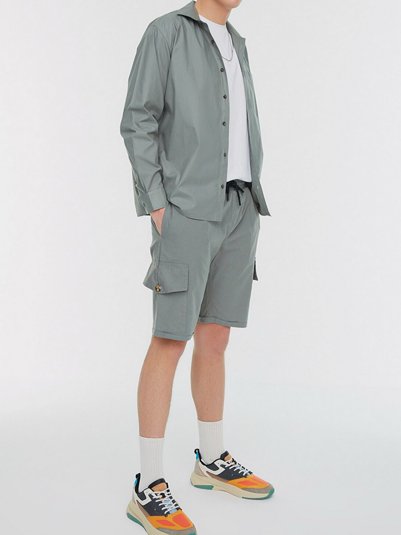 Рубашки Trendyol модель TMNSS22GO0027/Haki Фото