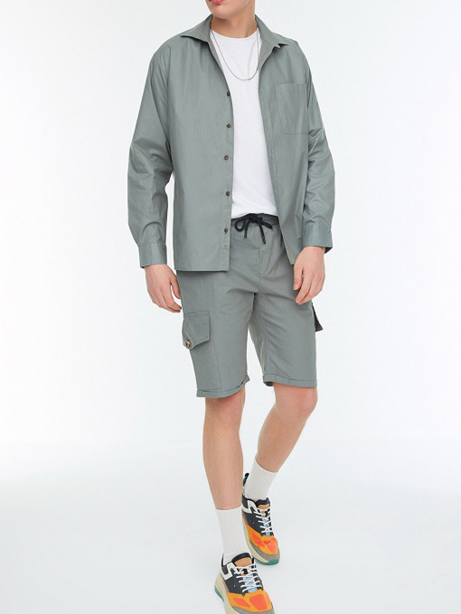 Рубашки Trendyol модель TMNSS22GO0027/Haki Фото