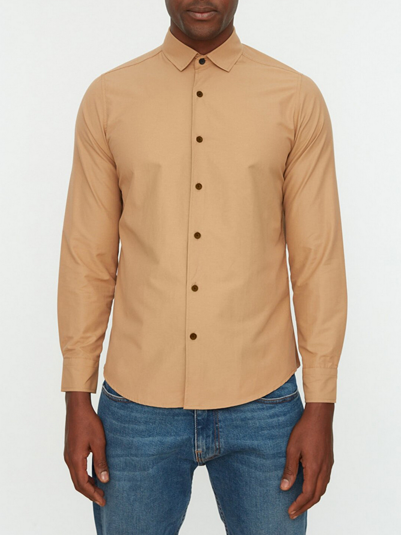 Рубашки Trendyol модель TMNSS22GO0050/Camel Фото