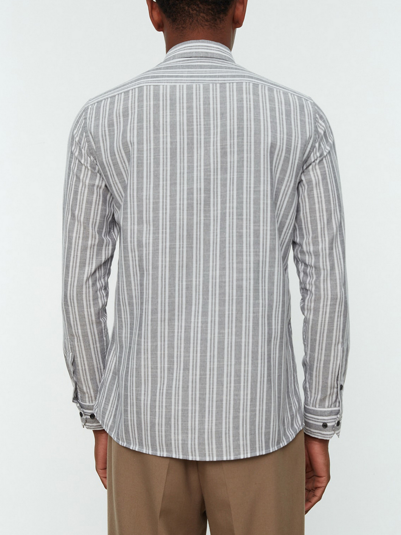 Рубашки Trendyol модель TMNSS22GO0089/Gri Фото