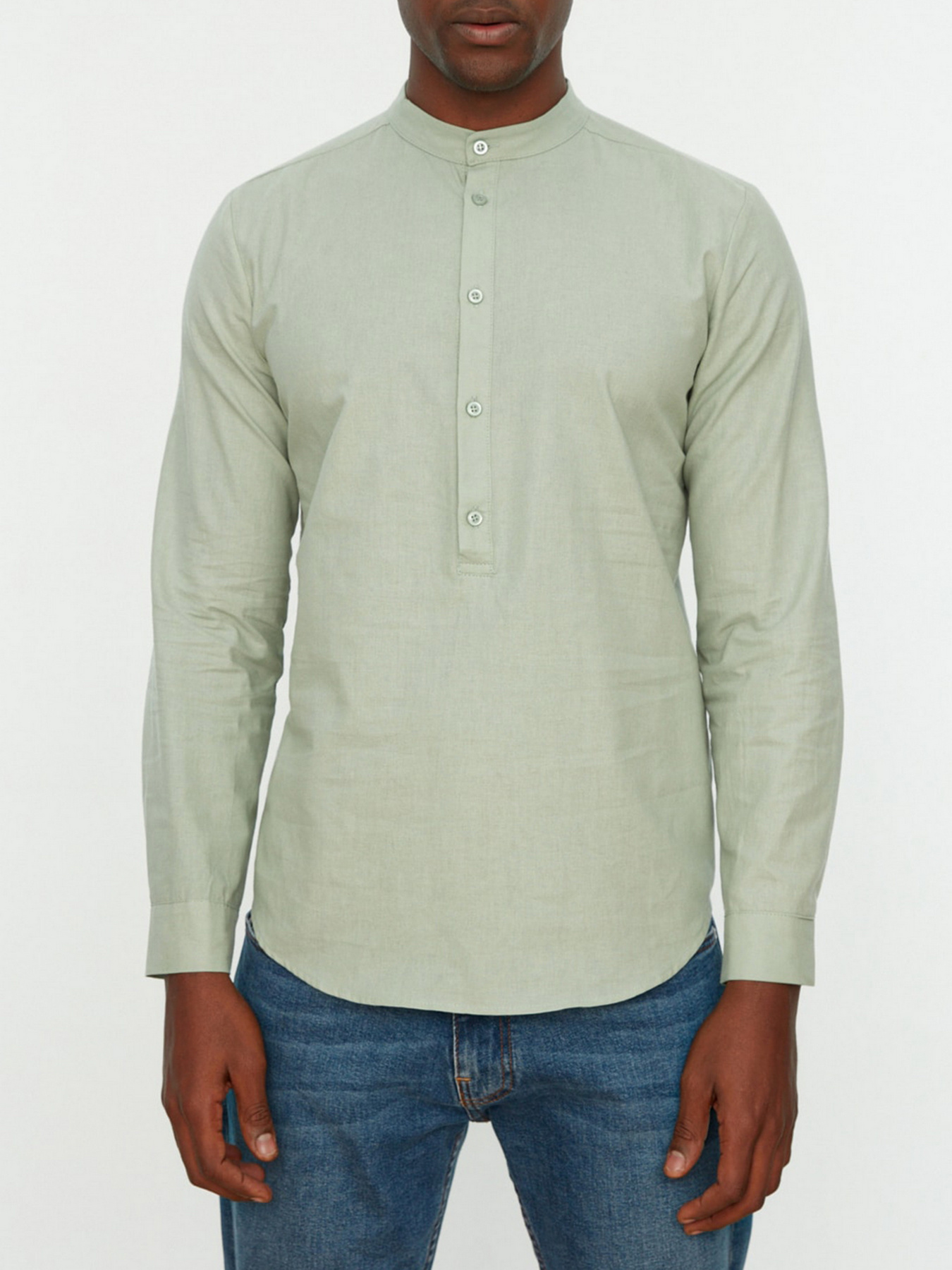 Рубашки Trendyol модель TMNSS22GO0275/Yesil Фото