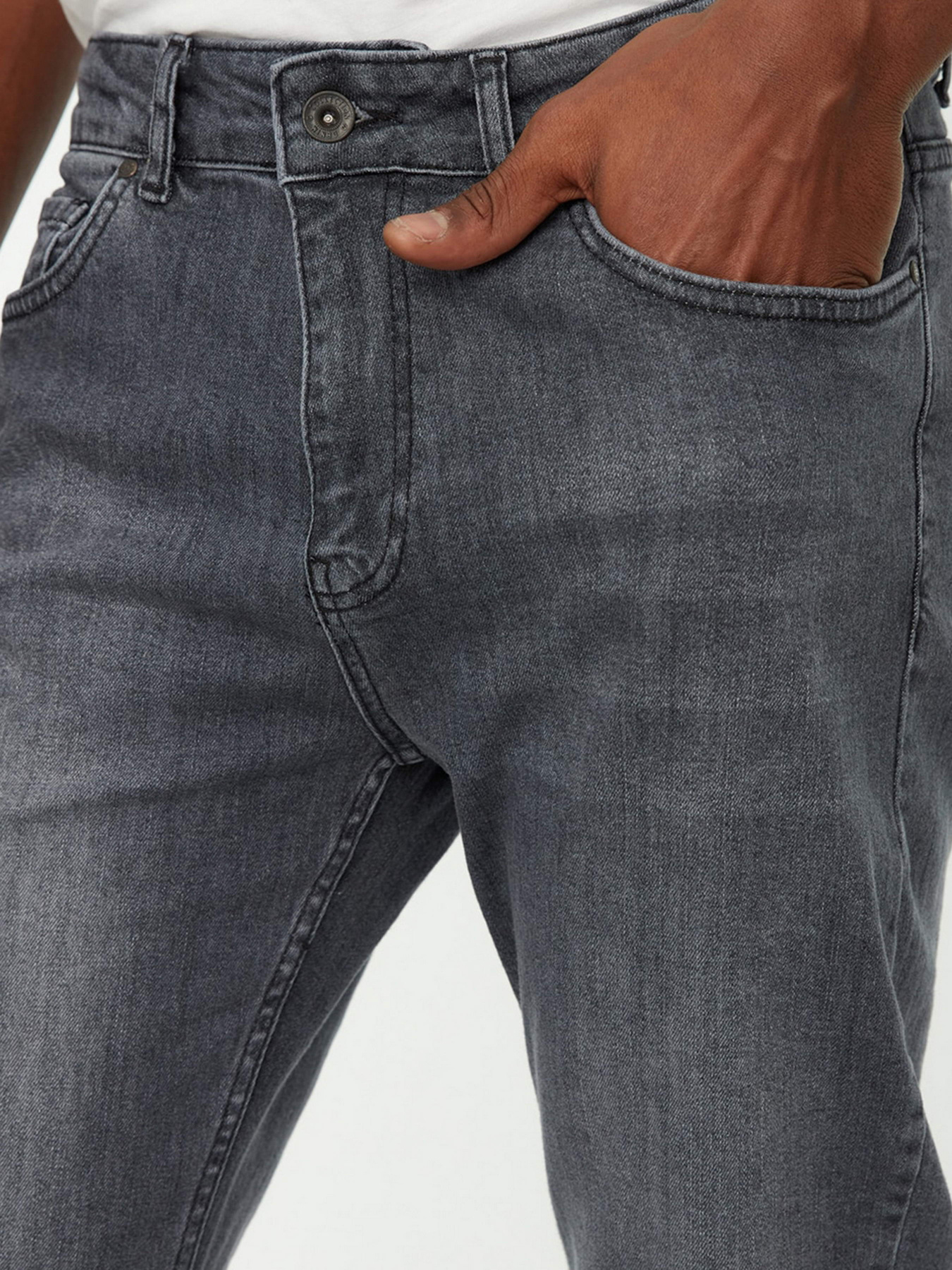Джинсы Trendyol модель TMNSS22JE0369/Gri Фото