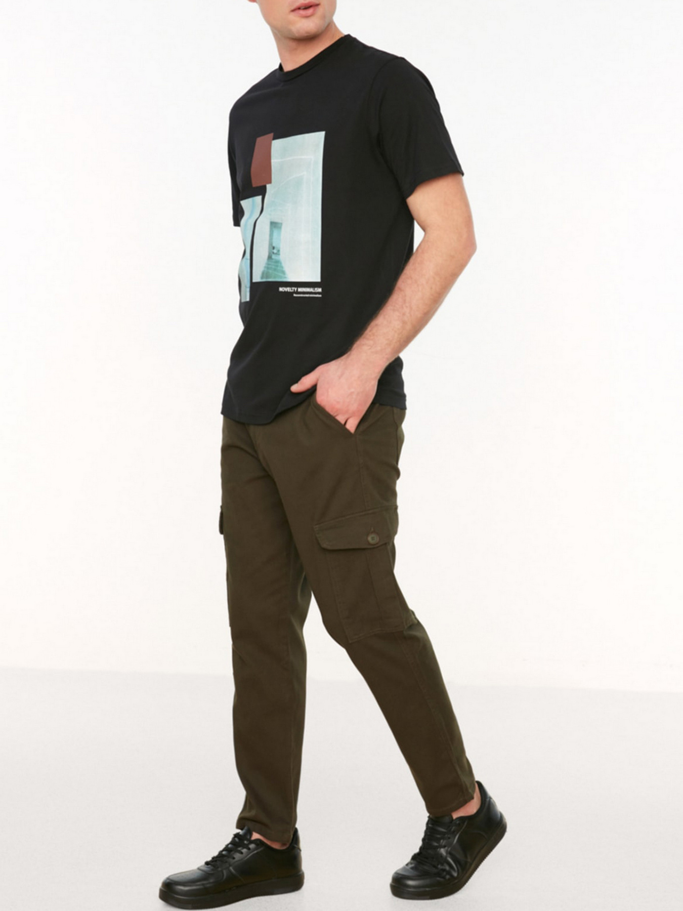 Брюки Trendyol модель TMNSS22PL0036/Haki Фото