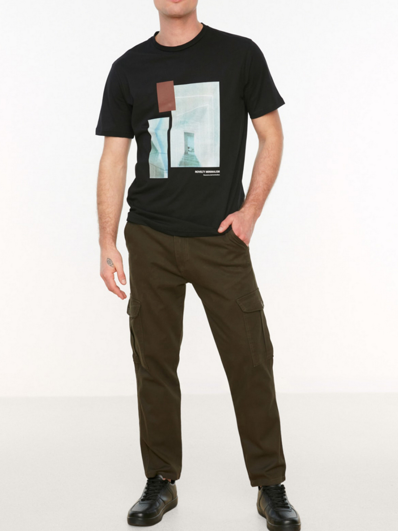 Брюки Trendyol модель TMNSS22PL0036/Haki Фото