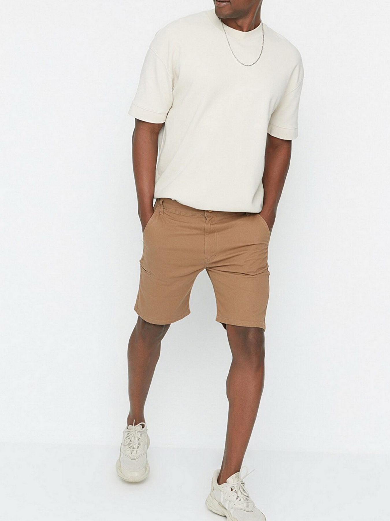 Шорты Trendyol модель TMNSS22SR00004/Camel Фото