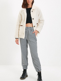Куртки и дубленки Trendyol модель TWOAW22MO0267/Ekru Фото