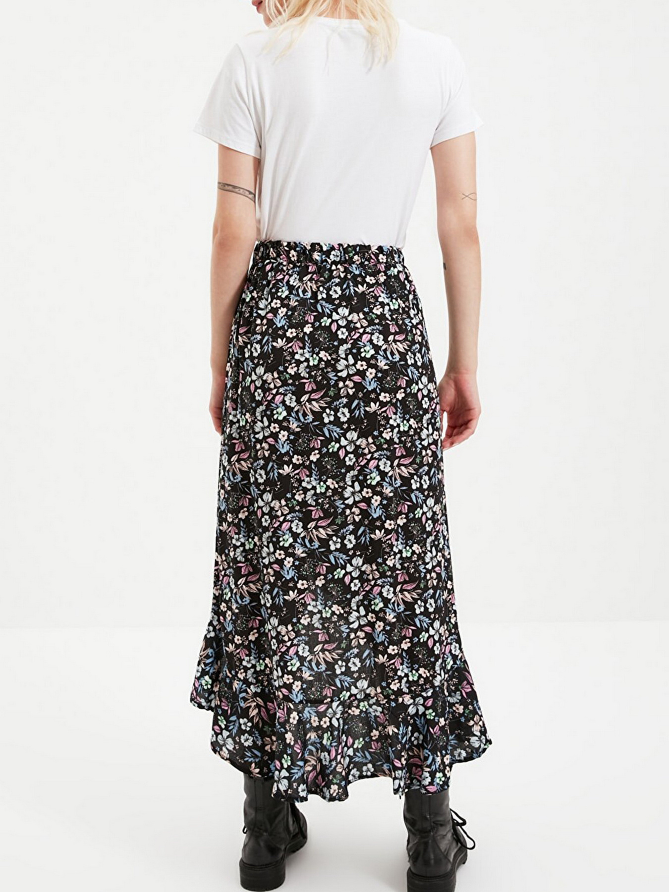 Юбки Trendyol модель TWOSS20ET0166/Mor Фото