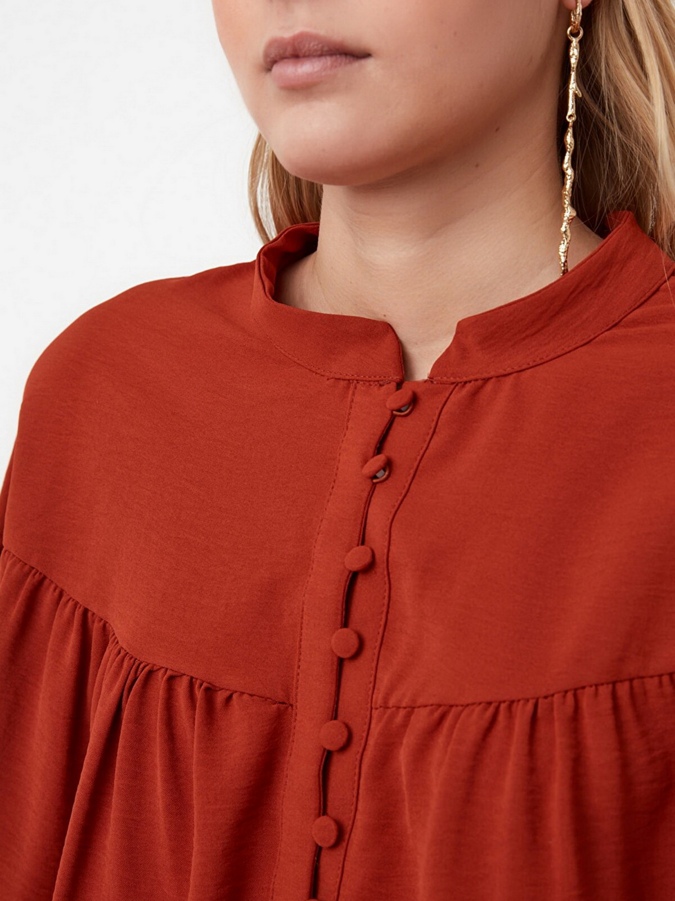 Рубашки Trendyol модель TWOSS21BZ0188/Kiremit Фото