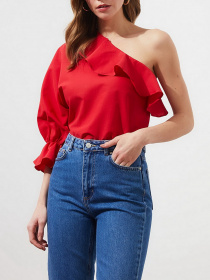 Рубашки Trendyol модель TWOSS21BZ1115/Kırmızı Фото