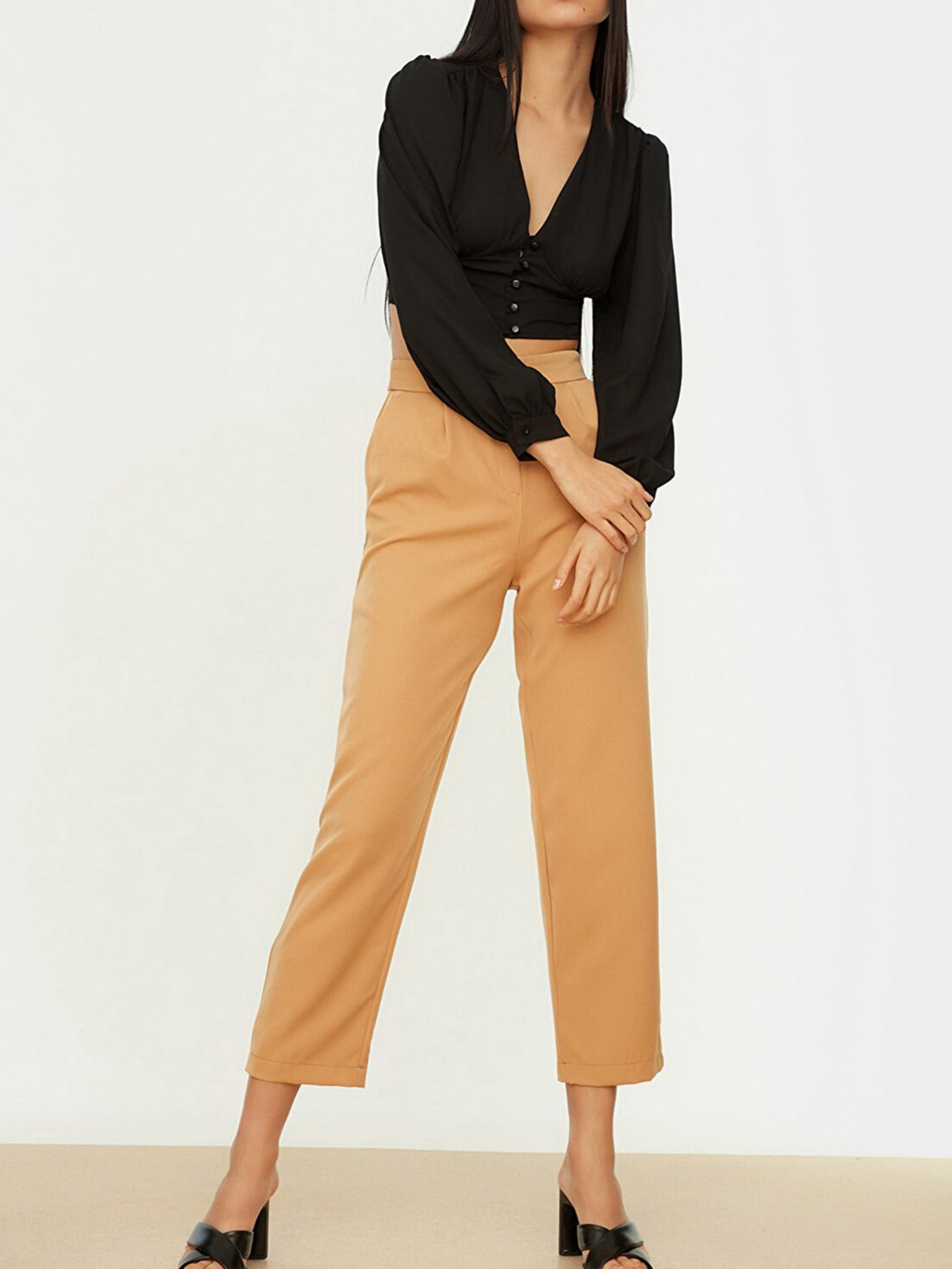 Брюки Trendyol модель TWOSS21PL0206/Vizon Фото