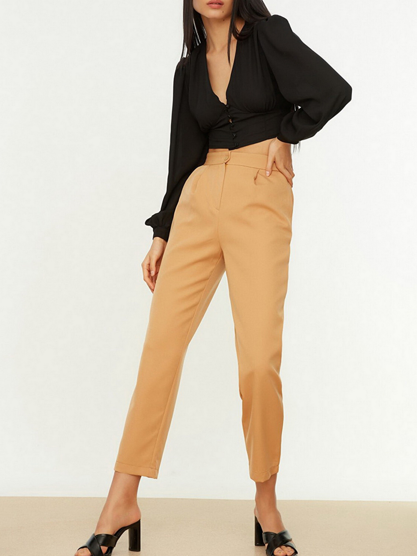 Брюки Trendyol модель TWOSS21PL0206/Vizon Фото