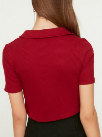 Топ Trendyol модель TWOSS22BZ0522/Bordo Фото