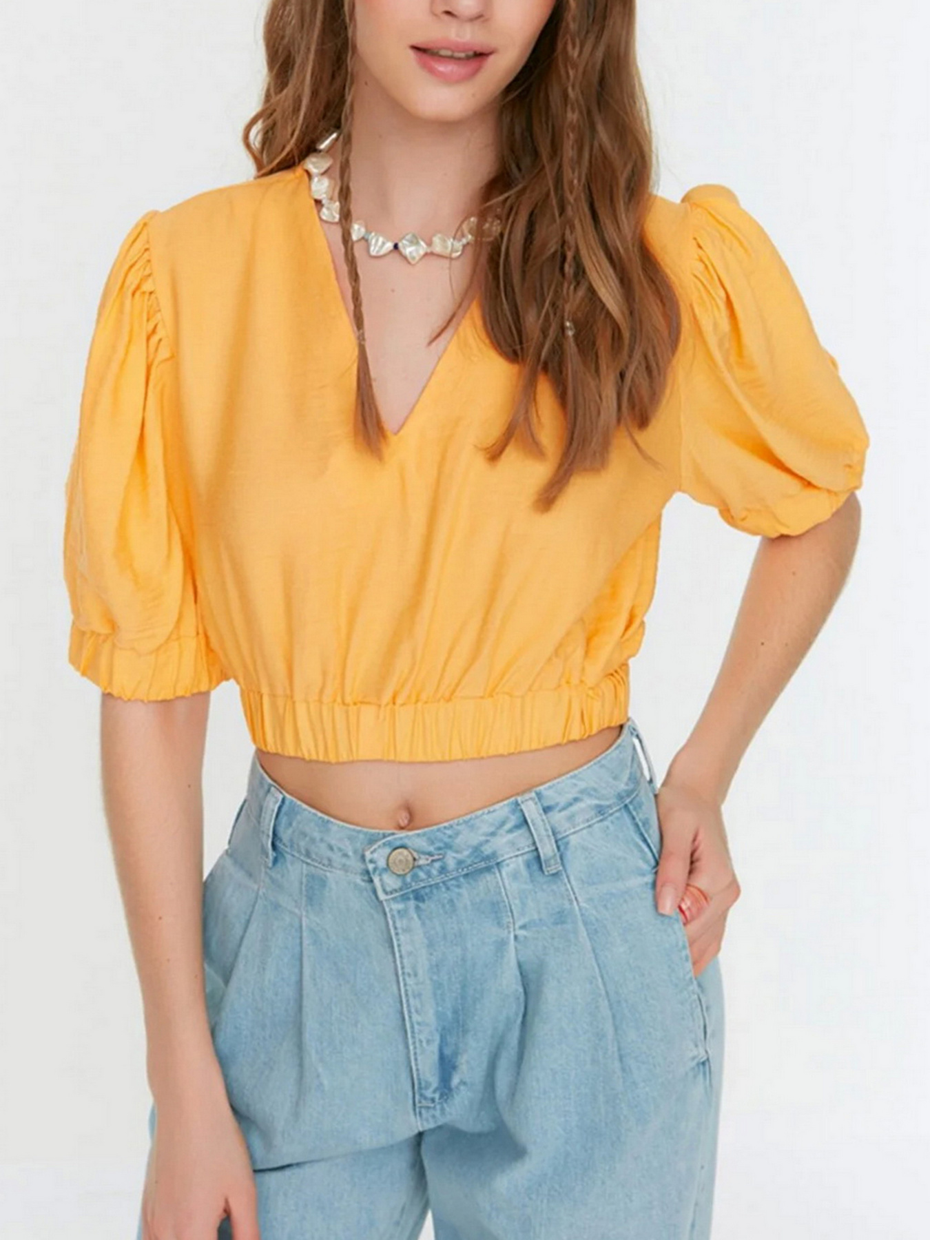 Футболки и поло Trendyol модель TWOSS22BZ0605/Turuncu Фото