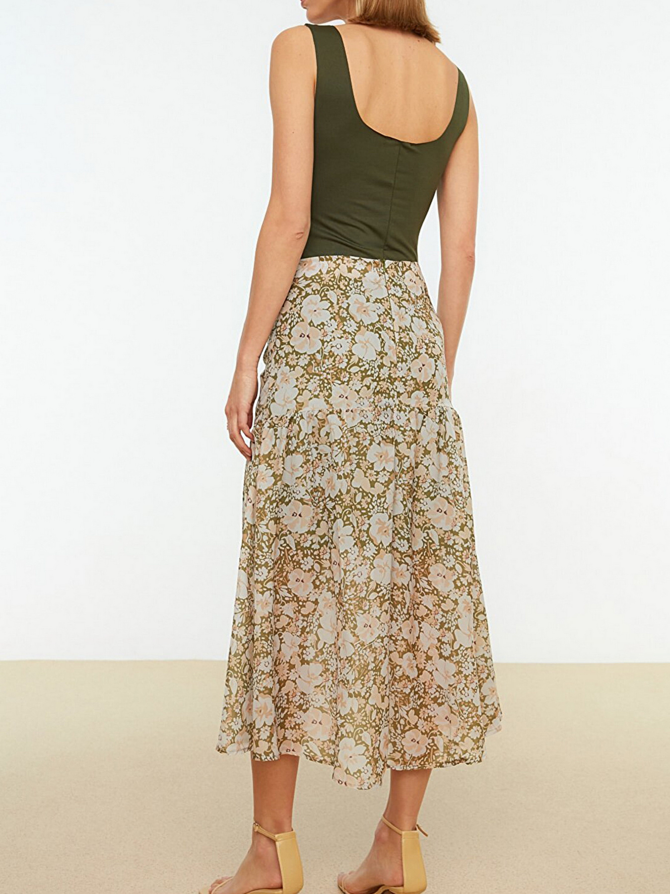Юбки Trendyol модель TWOSS22ET0104/Haki Фото