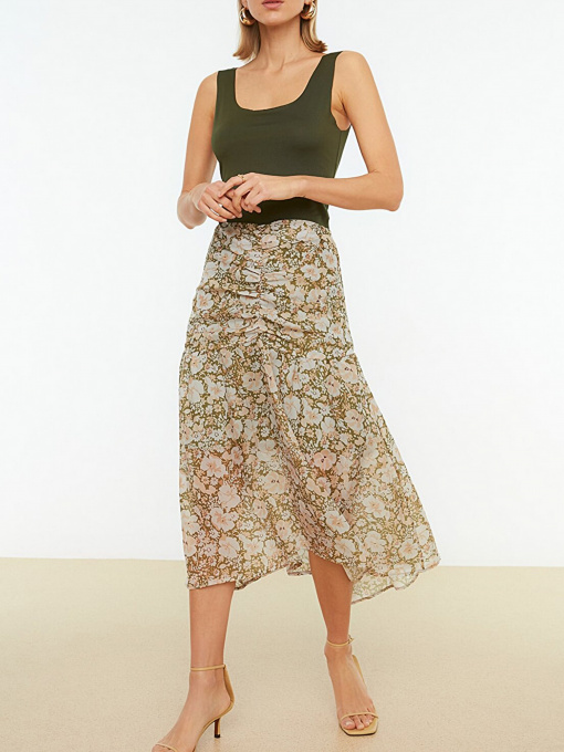 Юбки Trendyol модель TWOSS22ET0104/Haki Фото