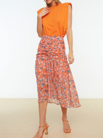 Юбки Trendyol модель TWOSS22ET0104/Turuncu Фото
