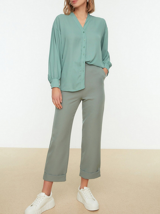 Рубашки Trendyol модель TWOSS22GO0153/Mint Фото