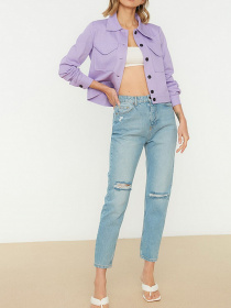 Рубашки Trendyol модель TWOSS22GO0216/Mor Фото