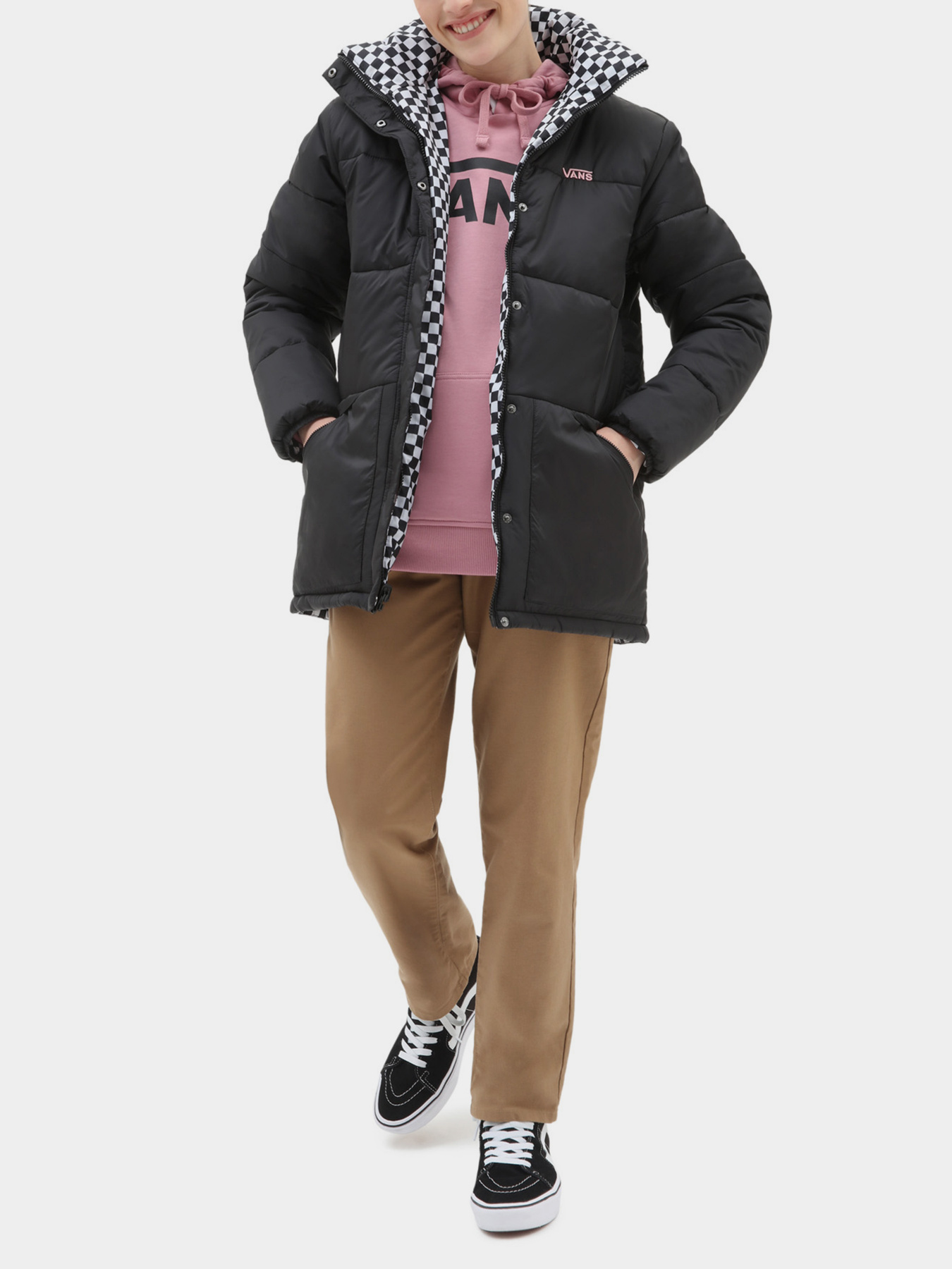Куртки и дубленки Vans модель VN0A7ROBBLK_W Фото