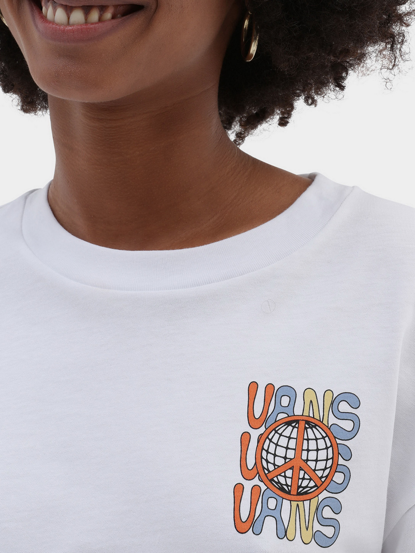 Худи и свитшоты Vans модель VN0A7YV4WHT_W Фото