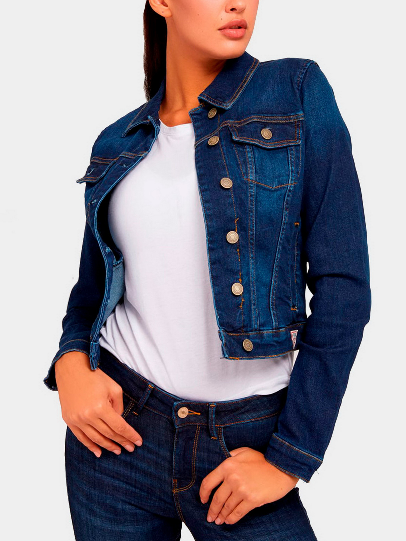 Куртки и дубленки GUESS модель W1YN0E-D4GV1-CRD1 Фото